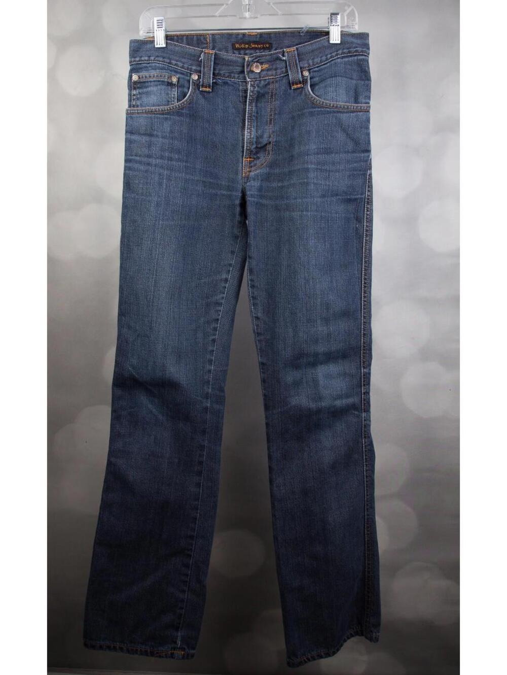 Men's Nudie Jeans Slim Jim Dry Broken Twill Zipper Fly Sz 31 x 32
